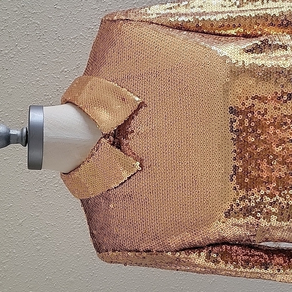 𝅺NASTY Gal Gold Dress - Picture 2 of 10